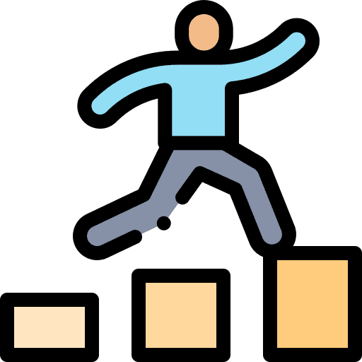 Development business and finance promotion growth icon