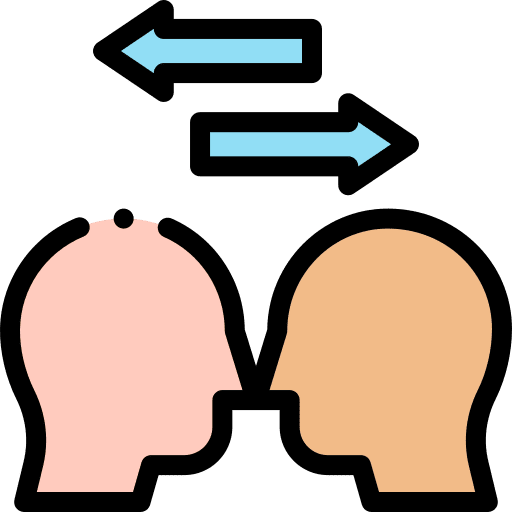 Empathy friendship people empathy icon