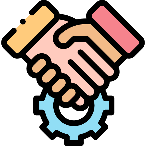 Empathy governance empathy handshake icon
