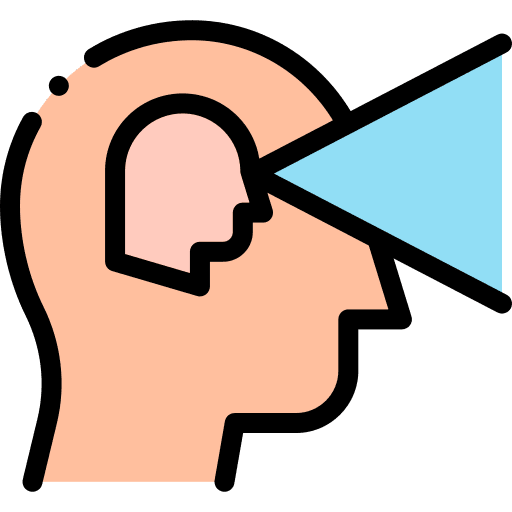 Self awareness vision see self awareness icon