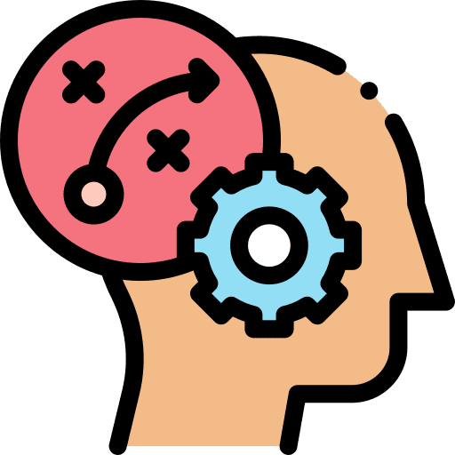 Tactical head gear business and finance icon