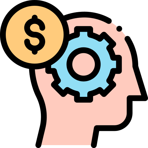 Asset management business and finance asset management gear icon