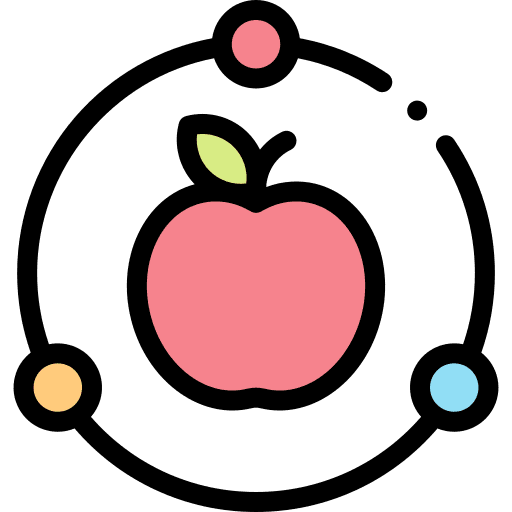 Healthy life healthy life apple lifestyle icon