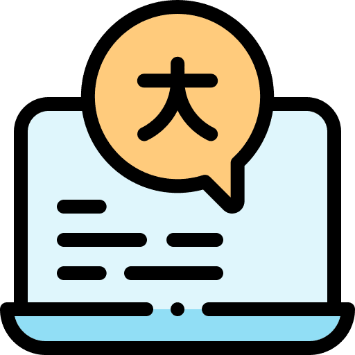 Learn online course laptop computer icon