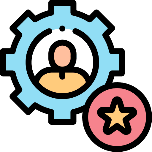 Self improvement man self improvement star icon