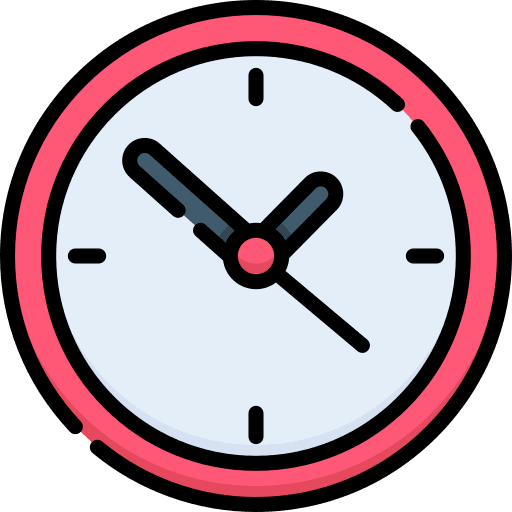 Clock clock time time education icon