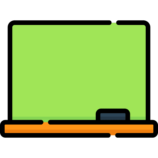 Blackboard school material education school icon