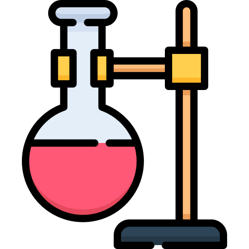 Chemistry test tubes flask test tube icon