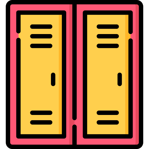 Locker locker closet sportive icon