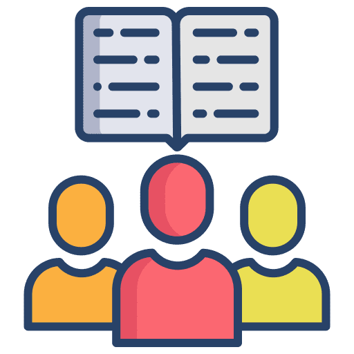Users group education study icon