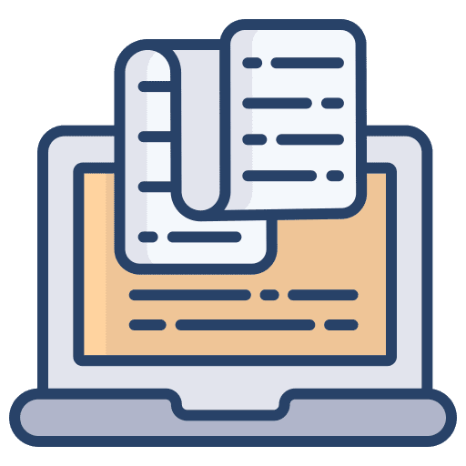 Laptop laptop document files and folders icon