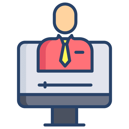 Monitor school supplies music and multimedia education icon