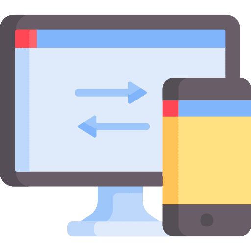 Connection technology connection smartphone icon