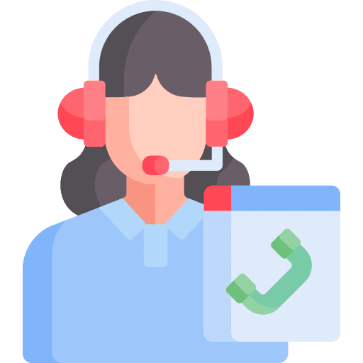 Customer service agent online assistance customer service agent telephone icon