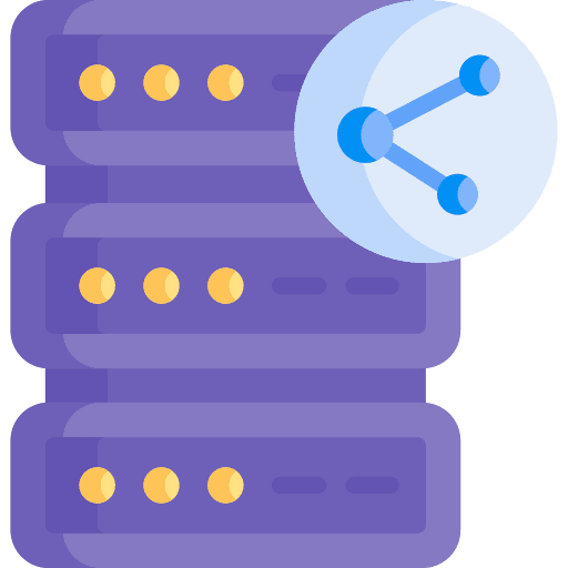 Server database host hosting icon