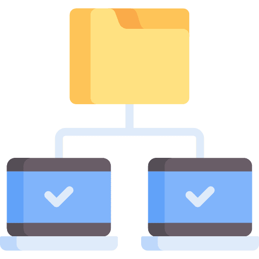 Shared folder transfer computer shared folder icon
