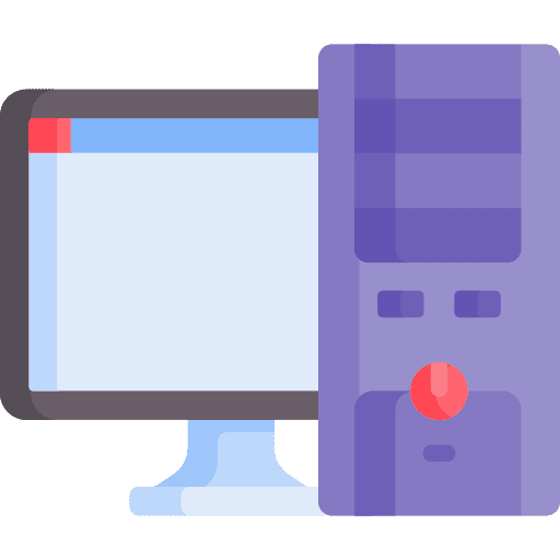 Computer pc tower computer technology icon