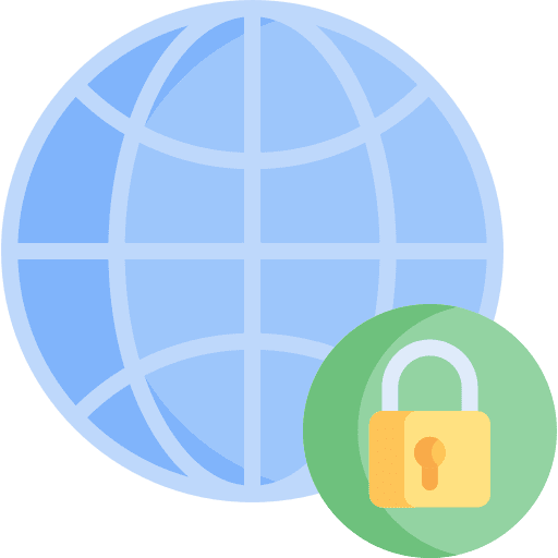 Global security secure global security global icon