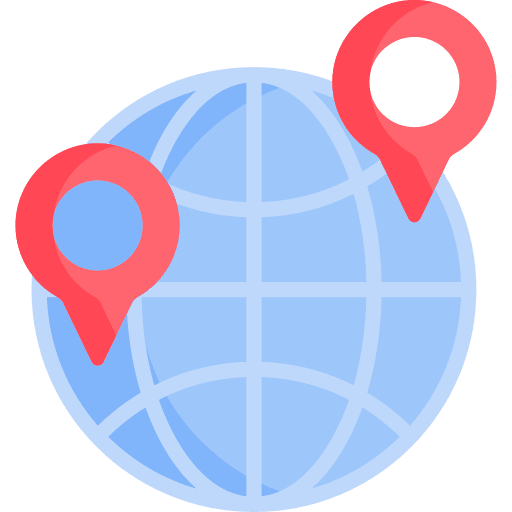 Worlwide world map placeholder worlwide icon