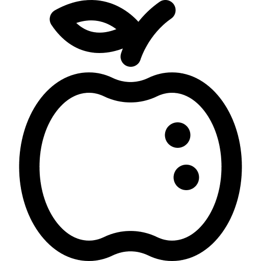 Apple healthy food food vegetarian icon