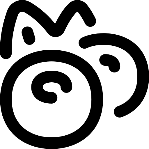 Blueberries fruit food and restaurant healthy food icon