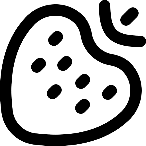 Strawberry healthy food diet food icon