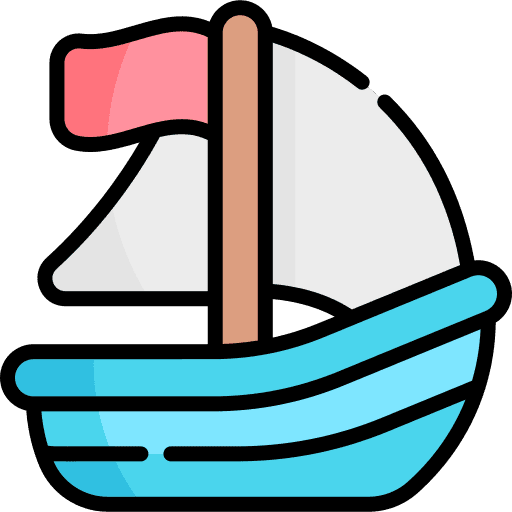 Sailboat ship yatch transportation icon
