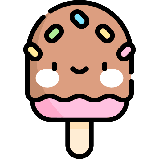 Ice cream food and restaurant popsicle sweet food icon