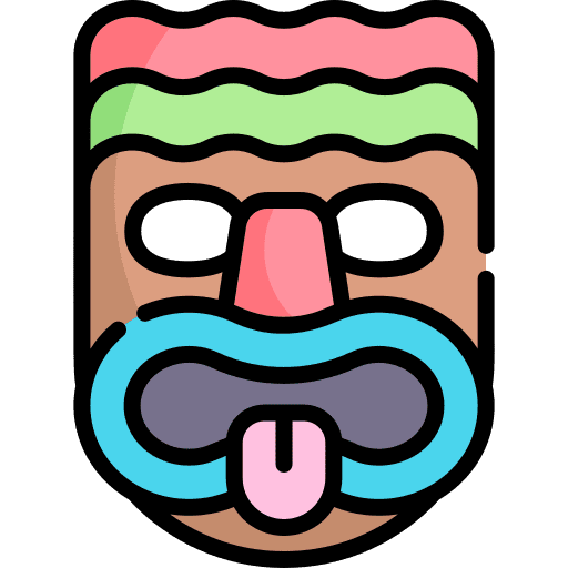 Tiki totem tiki mask icon