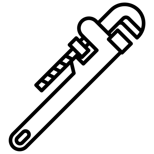 Wrench wrench pipes plumber icon