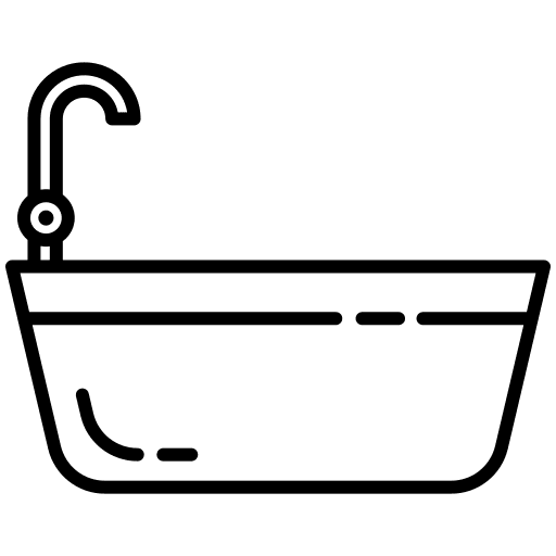 Bath hygiene washing clean icon