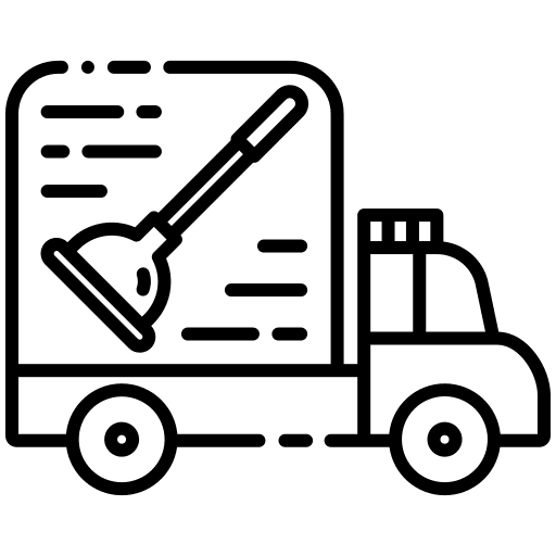 Van vehicle service plunger icon