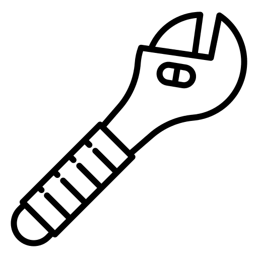 Wrench tools and utensils home repair tools icon