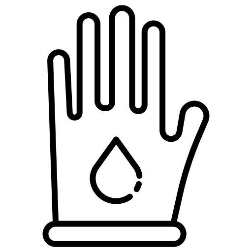 Gloves service plumb water icon