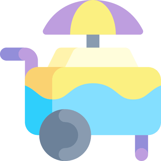 Food stand fast food food stall food stand icon