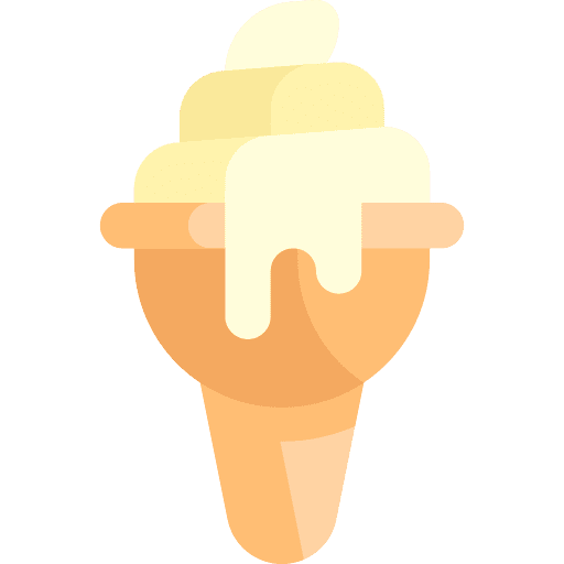 Ice cream summer sweet food ice cream cone icon
