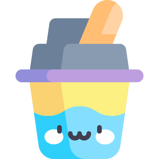 Ice cream food and restaurant summer ice cream shop icon