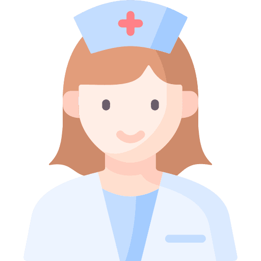 Nurse nurse hospital professions and jobs icon