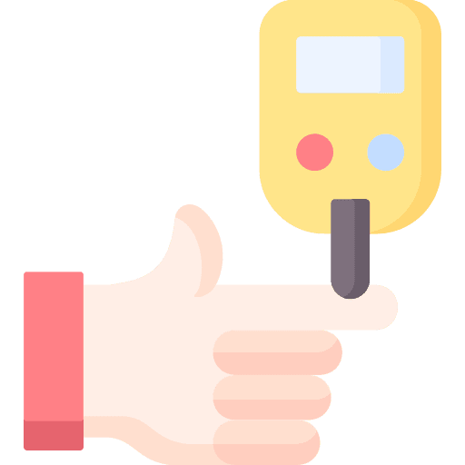 Sugar blood level healthcare and medical diabetes hospital icon