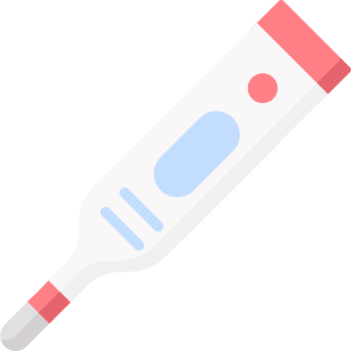 Thermometer high temperatures thermometer illness icon