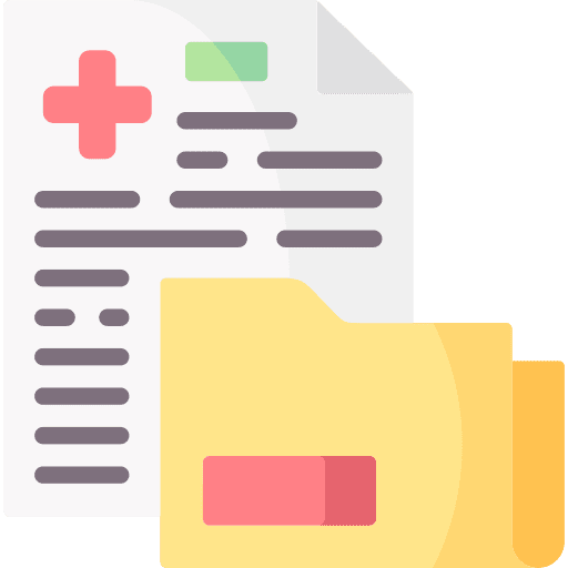 File record documents folder icon