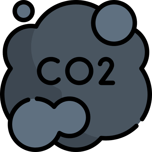Co2 nature greenhouse gas co icon