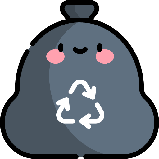 Recycling bag torn recycling bag ecology and environment icon