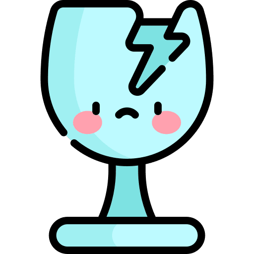 Broken glass broken glass waste glass recycling icon