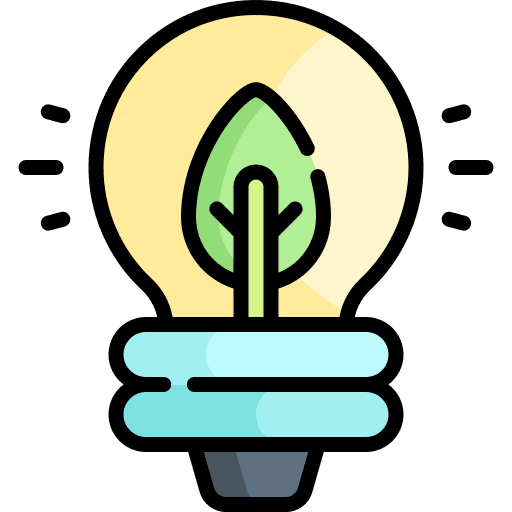 Light bulb ecology ecology and environment energy saving icon