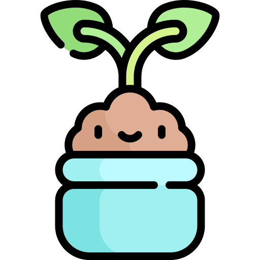 Plant sprout nature gardening icon