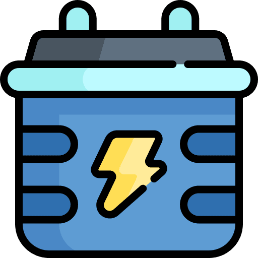 Battery industry charge ecology and environment icon
