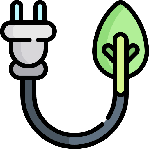Plug ecology enviroment recycling icon