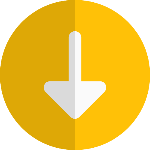 Circle button scroll arrow arrows icon
