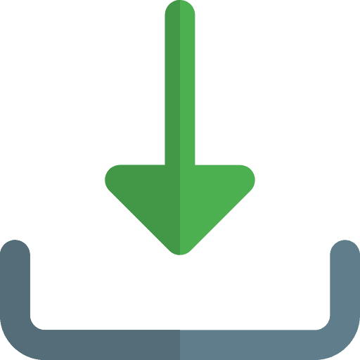 Download arrow multimedia direct download icon